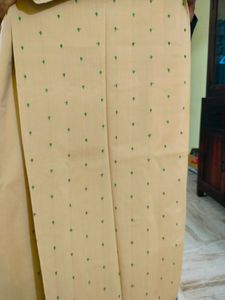 Cream Colour Saree