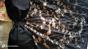 Lace Detail Black Tube Corset Top