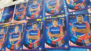 Topps Cricket Attax 2017 Delhi Team Set