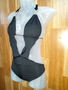 Black One Piece Swimsuit