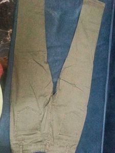 Khaki Slim Fit Trousers