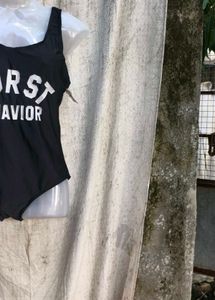 32119. Black Swimsuit - Worst Behavior