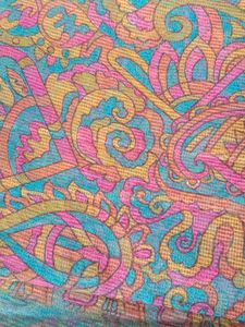 Paisley Print Saree.