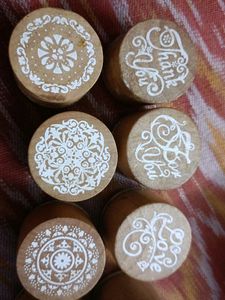 round stamps combo Pack Of 8 Designs (New)
