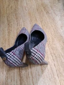 Plaid Heel