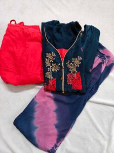 Embroidered salwar set