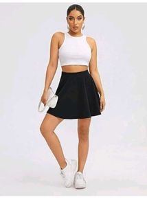 Black Lycra Skirt | Size 30 | Like New Condition