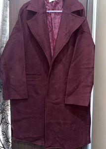 Burgundy Overcoat - Stylish &amp; Warm 42 and 44