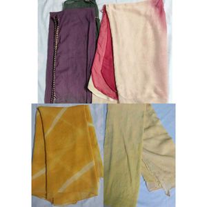 Silk Blend Dupatta - Set of 5