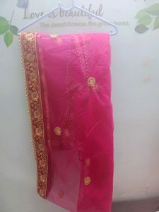 Dark Pink Embroidered Velvet Blouse