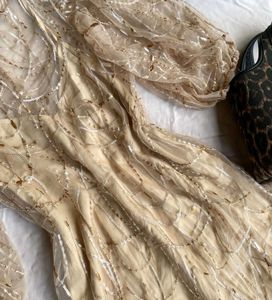 Zara mesh sequin dress