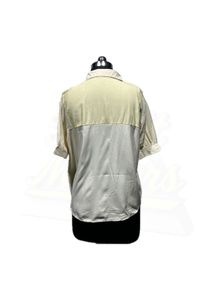Elegant White Shirt with Tie Detail