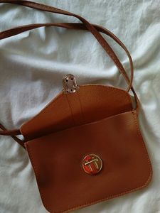 Tan Brown Stylish Sling Bag