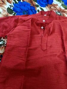 Elegant Red Kurta Set