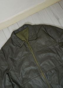 Vintage Leather Bomber Jacket