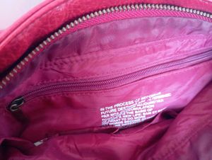 Branded Red Handbag
