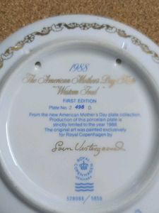 Vintage Bing &amp; Grondahl 1977 Mother&#39;s Day Plate