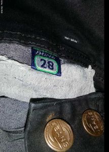 Navy Blue And Black Jeans