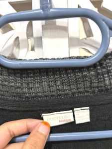 ✈️ Imported Stylish Black Wrap Sweater C