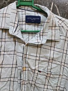 Peter England Checkered Shirt