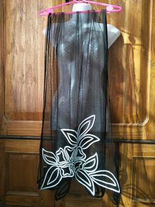 Black Net Stole