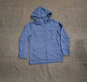 Blue Hooded Jacket