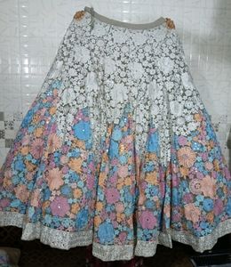 Floral Embroidered Lehenga Skirt