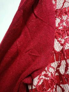 Red &amp; White Lace Dress Gorgeous 10/10