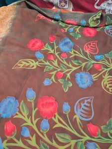 Floral Print Saree Not Used Just Like New