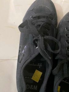Black Canvas Shoes