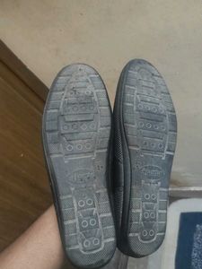 Ajanta Black Loafers