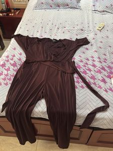 Express Brown Jumpsuit