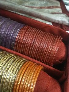 Glass Bangles With Bangle Box