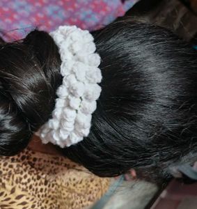 Handmade Crochet Jasmine Gajra