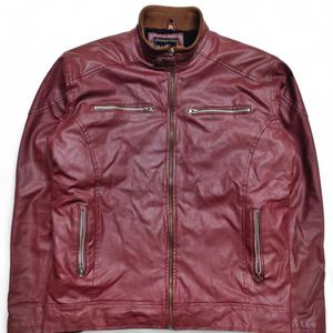 Us Polo Leather Jacket | Chest 44