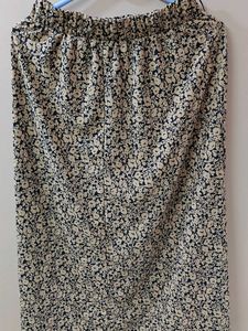 Floral Print Midi Skirt