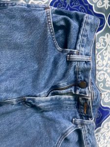 Men Blue Cargo Jeans