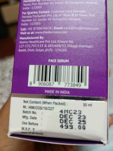 Dermaco Salicylic Acid Faceserum  30 ml