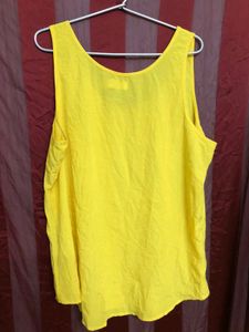 Time &amp; Tru Yellow Tank Top