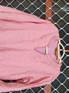 Pink Cotton Kurta