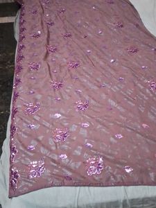 Embroidered Saree Three With Blouse