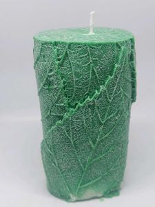 Leaf Embossed Candle