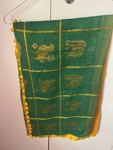 Zari Weaved Pure Silk Dupatta