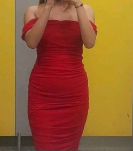Combo Of Black And Red Dress , Size - Xs