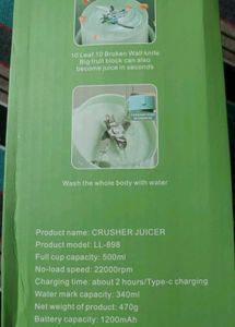 Wireless Portable Juicer Cup Blender