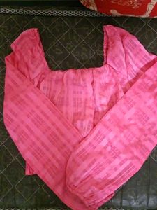 Pink Sheer Blouse