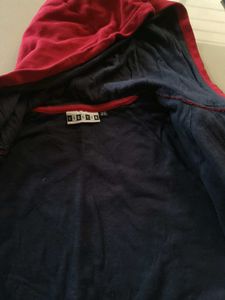 Red &amp; Blue Hoodie Jacket