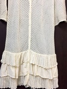 White Net Shear Dress