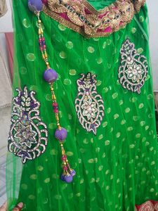 Green Lenhga Choli With Dupatta