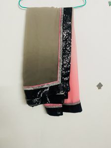 New Multi Colour Saree With Princess Cut Blouse